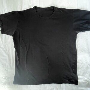 Uniqlo Crew Neck T-Shirt - LARGE - Black